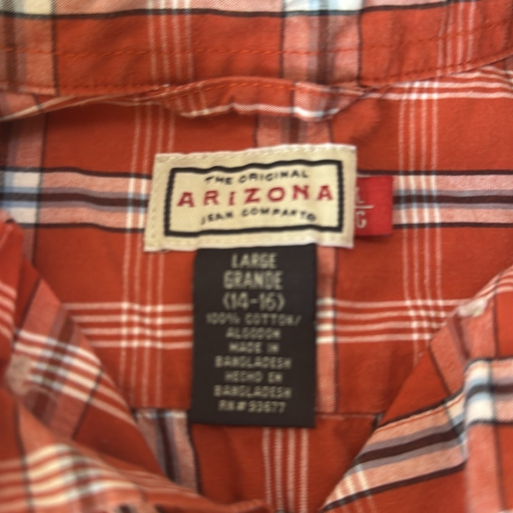 Arizona Jean company button down short sleeve - Picture 4 of 9